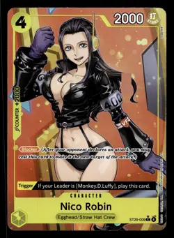 Nico Robin ST29-009 Egghead Deck Foil Alt Art One Piece NM - Image 1