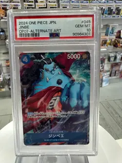 Jinbe OP07-045 PSA 10 SR Alternate Art One Piece OP07 500 Years Into The Future - Image 1