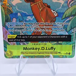 OP07-109 Egghead Luffy Treasure Rare TR SR Alt One Piece Card TCG English NM - Image 3