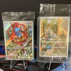 Pokemon TCG Holo Card Lot Riolu Mimikyu SVP Promo SEALED - Image 1