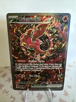 ORICORIO EX 024 Phantasmal Flames UPC Promo Pokemon Card - Image 1