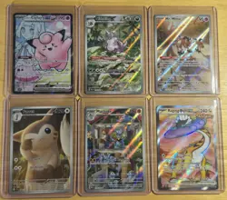 Pokemon Full Art Lot 6 Cards Total Near Mint Condition - Image 1