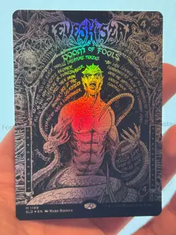 1X FOIL Tevesh Szat, Doom of Fools BORDERLESS MINT MTG Magic Secret Lair EDH - Image 1