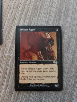 SLEEPER AGENT Magic MTG Urza's Saga Nrmt - Image 1