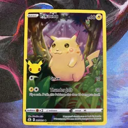 Pokemon TCG Celebrations Pikachu Holo Rare Full Art 005/025 LP - Image 1