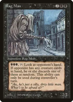 Rag Man The Dark NM Black Rare MAGIC THE GATHERING MTG CARD ABUGames - Image 1