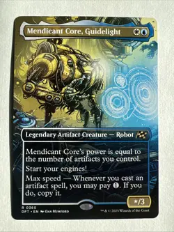 Mendicant Core, Guidelight (Borderless) 0365 NM MTG Aetherdrift Magic - Image 1