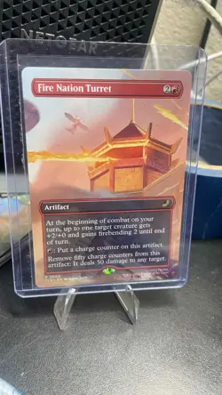 Fire Nation Turret - Borderless R MTG Eternal M/N - Image 1