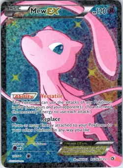 Mew EX RC24/RC25 Legendary Treasures Full Art Ultra Rare Holo Pokemon Card - Image 1