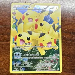 Pokemon Pikachu Full Art Ultra Rare Holo RC29/RC32 Radiant Collection 2016 - Image 1