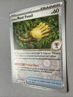 Pokemon TCG * SV Stellar Crown * 130/142 Antique Root Fossil * REVERSE HOLO C NM - Image 2