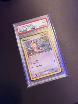 Pokemon Meowth FireRed & LeafGreen Holo #69 PSA 9 English - Image 1