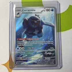 2025 Pokemon TCG Black Bolt: Carracosta 107/086 Illustration Rare MINT - Image 1