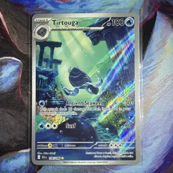 Tirtouga 106/086 Pokemon TCG SV Black Bolt Illustration Rare Holo Near Mint - Image 1