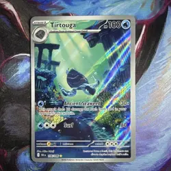 Tirtouga 106/086 Pokemon TCG SV Black Bolt Illustration Rare Holo Near Mint - Image 3