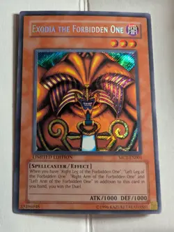 Exodia the Forbidden One MC1-EN001 Secret Rare YuGiOh! Holo Foil Nice! - Image 1