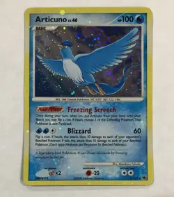 Pokemon ARTICUNO Card 1/100 Holo Rare BLEED ERROR Majestic Dawn Light Play TCG - Image 1