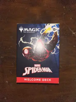 2025 Magic The Gathering Spider Man - Green Starter Welcome Deck Box - New - Image 1