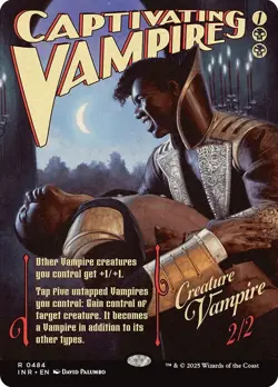 Captivating Vampire Borderless Innistrad Remastered NM MTG - Image 1