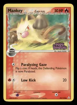 Lightly Played Mankey 70/110 Reverse Holo Holon Phantoms Common - Image 1