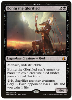 Bontu the Glorified #82 - Amonkhet (AKH) RARE PLYD MAGIC CARD MTG TCGShack - Image 1