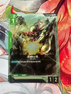 Zaku II ST03-008 Gundam Card Game Championship Participation Promo English NM - Image 1