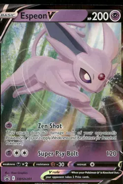 Espeon V Promo SWSH: Sword & Shield Promo Cards SWSH201 NM - Image 1