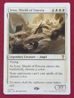 Magic The Gathering MYSTERY BOOSTER 2 MB2 IONA SHIELD OF EMERIA white card MTG - Image 1