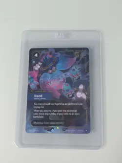 Bard Mercurial - Riftbound Spiritforged English 228/221 Overnumbered Chase Card - Image 1