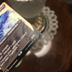 Maha, Its Feathers Night, Damaged Non-foil Borderless, Bloomburrow in English - Image 1