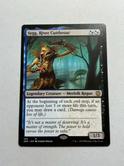 MTG Sygg, River Cutthroat Zendikar Rising Commander - NM Regular - Image 1