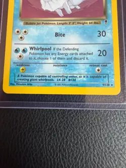 Dark Vaporeon 9/110 Legendary Collection Holo HP Pokemon TCG WOTC 2002 English - Image 2