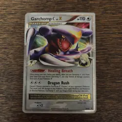 Pokemon Garchomp C LV.X DP46 Diamond and Pearl Promo Holo Level Up 110 HP - Image 1