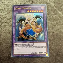 King Dragun - DUOV-EN077 - Ultra Rare 1st Yugioh LP - Image 1
