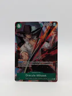 Dracule Mihawk OP12-030 SR Alt Art Legacy of the Master One Piece CCG English - Image 1
