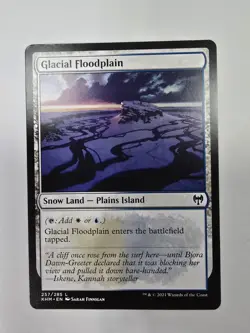Glacial Floodplain Kaldheim Regular Magic The Gathering - Image 1