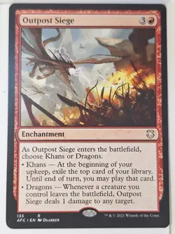 Outpost Siege - Commander: Adventures - Magic the Gathering MTG Nice! - Image 1