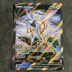 Arceus V Alternate Art Brilliant Stars 166/172 Holo Ultra Rare Pokemon TCG - Image 1