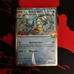 Pokemon Misty's Gyarados 049/182 Destined Rivals Stamped Prerelease Promo - Image 1