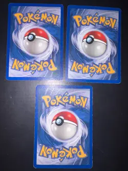 Pokemon 2002 Legendary collection Reverse Holo Full STARTER Set Eng GOOD - Image 5