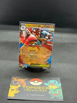 Mega Lucario ex 077/132 Double Rare Mega Evolution Pokemon Near Mint - Image 1