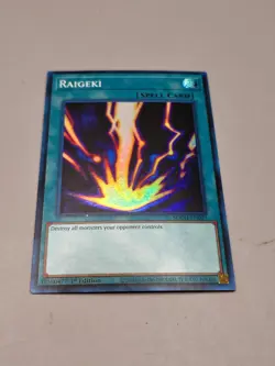 Raigeki Super Rare 1st Edition SDCH-EN021 Yugioh - Image 1