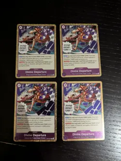 Divine Departure - OP13-076 - Carrying On His Will - One Piece Card - NM/M x 4 - Image 1