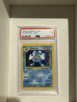 1999 Pokemon Game #13 Poliwrath Holo PSA 5 EX - Image 1