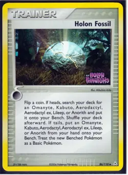 2006 POKEMON HOLON FOSSIL 85/110 EX HOLON PHANTOMS -REVERSE HOLO- STAMPED NM - Image 1