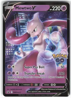 SWSH: Sword & Shield Promo Cards #SWSH223 Mewtwo V - Image 1