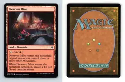 Dwarven Mine #243/269 MTG Throne Of Eldraine 2019 Common TCG Card - Image 1