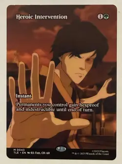 Heroic Intervention Borderless - Avatar: The Last Airbender: Eternal-Legal MTG - Image 1
