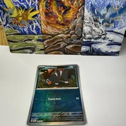 Pokemon Card Houndour Prismatic Evolutions Master Ball 062/131 Near Mint - Image 1