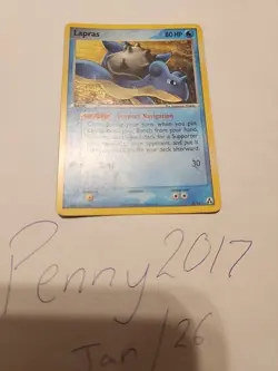 Lapras 8/92 Legend Maker Holo Rare Pokemon Card LP-MP - Image 2